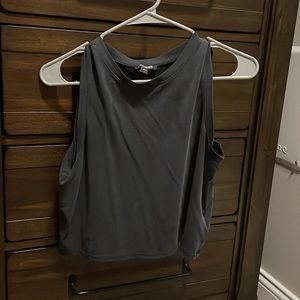 Express. Black crop top